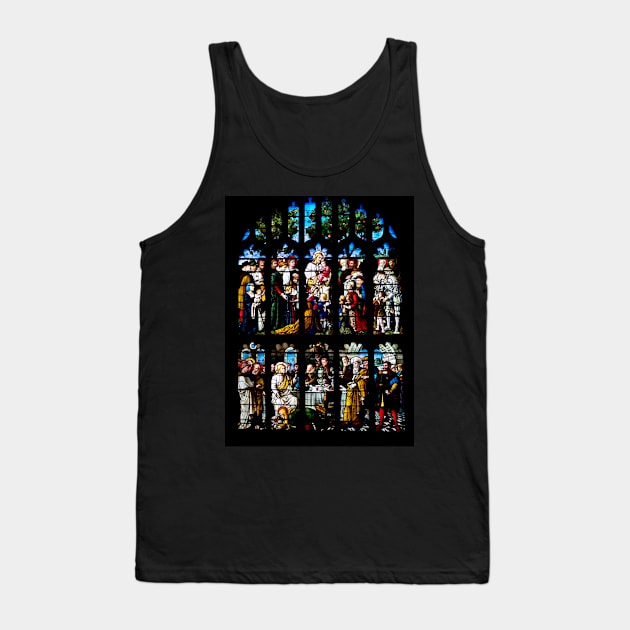 Inside of St Peter and Paul's church in Lavenham 6 Tank Top by jasminewang